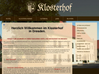 dresden-klosterhof.de Webseite Vorschau
