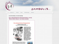 sambucus.org Webseite Vorschau