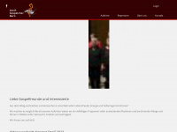 dreif-gospelchor.ch Webseite Vorschau