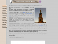 dreifaltigkeitskirche-worms.de Webseite Vorschau