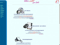 dreirad-fahrrad.de Webseite Vorschau