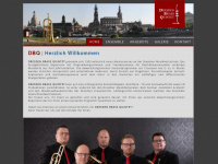 dresden-brass-quintet.de Webseite Vorschau