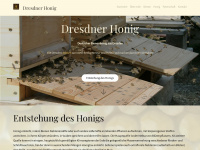 dresdner-honig.de Webseite Vorschau