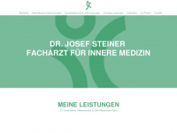 drjosefsteiner.at Webseite Vorschau