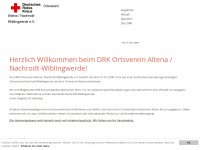 drk-altena.de Webseite Vorschau