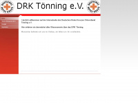 drk-toenning.de Webseite Vorschau