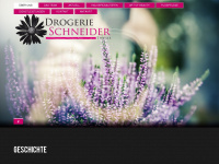 drogerie-schneider.ch Webseite Vorschau