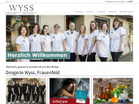 drogerie-wyss.ch Webseite Vorschau