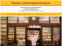 drogistenmuseum.at Webseite Vorschau