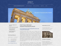 droit-franco-allemand.de Webseite Vorschau