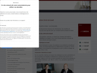 droit-du-travail.ch Webseite Vorschau