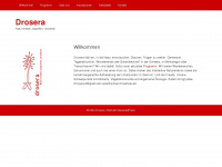 drosera-web.ch Webseite Vorschau