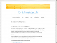 drschneider.ch Webseite Vorschau