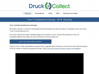 druck-collect.de Webseite Vorschau