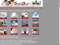 druck24.at Webseite Vorschau