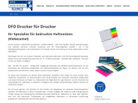 drucker-fuer-drucker.de Webseite Vorschau