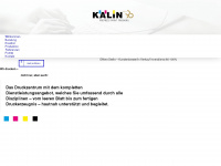 druckerei-kaelin.ch Webseite Vorschau
