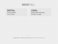 drucktuell.de Webseite Vorschau