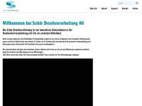 druckverarbeitung.ch Webseite Vorschau