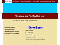 drysan.at Webseite Vorschau