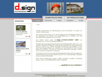 dsign.co.at Webseite Vorschau