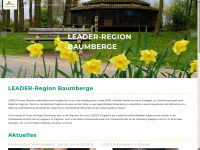 baumberge.info Webseite Vorschau