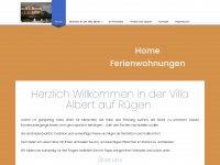 villa-albert-lohme.de Webseite Vorschau