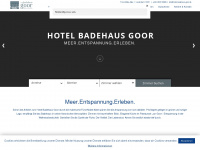hotel-badehaus-goor.de Webseite Vorschau