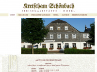 kretscham-schoenbach.de Webseite Vorschau