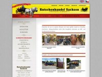 kutschenhandel-sachsen.de Webseite Vorschau