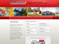 domschke-bau.de Webseite Vorschau