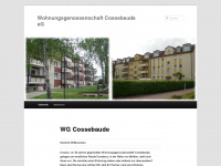 wg-cossebaude.de Webseite Vorschau