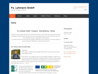transportunternehmen-lehmann.de Webseite Vorschau