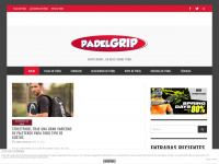 padelgrip.com Webseite Vorschau