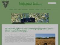 dt-jagdterrier.de Webseite Vorschau