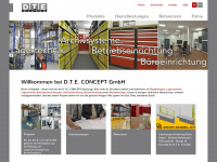 dte-concept.ch Webseite Vorschau