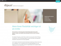 dtplus.de Webseite Vorschau