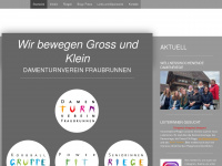 dtvfraubrunnen.ch Webseite Vorschau