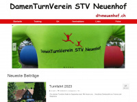 dtvneuenhof.ch Webseite Vorschau