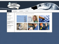 dubey-electricite.ch Webseite Vorschau