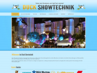 duck-events.de Webseite Vorschau