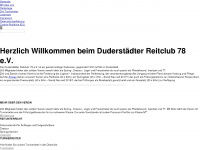 duderstaedter-reitclub.de Webseite Vorschau