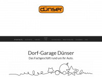 duenser.ch Webseite Vorschau