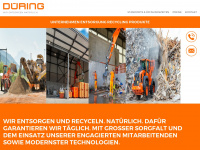 duering.ch Webseite Vorschau