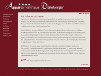 duernberger.at Webseite Vorschau