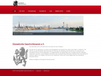 duesseldorfer-geschichtsverein.de Webseite Vorschau