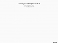 duisburg-krankengymnastik.de Webseite Vorschau