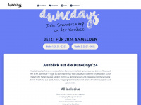 dunedays.de Webseite Vorschau