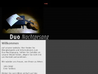 duo-nachtgesang.de Webseite Vorschau