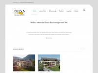 duss-baumanagement.ch Webseite Vorschau